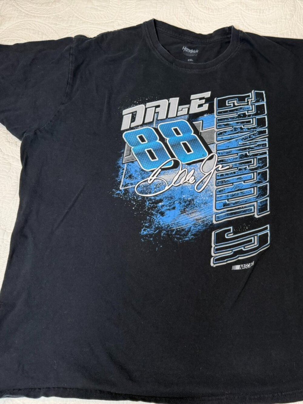 Dale Earnhardt Jr #88 NASCAR T-Shirt 2XL Black 2017 Schedule Hendrick Racing